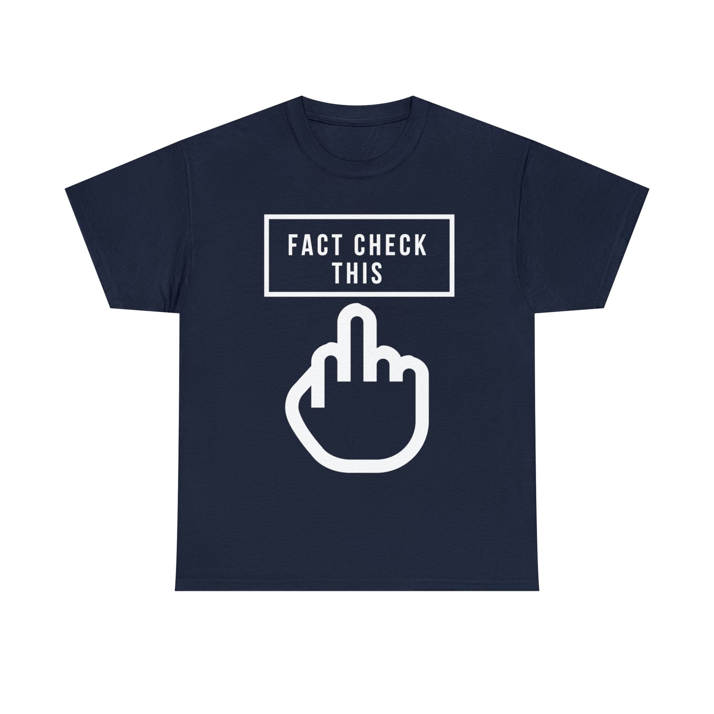 Fact Check - White Lettering - Classic Fit