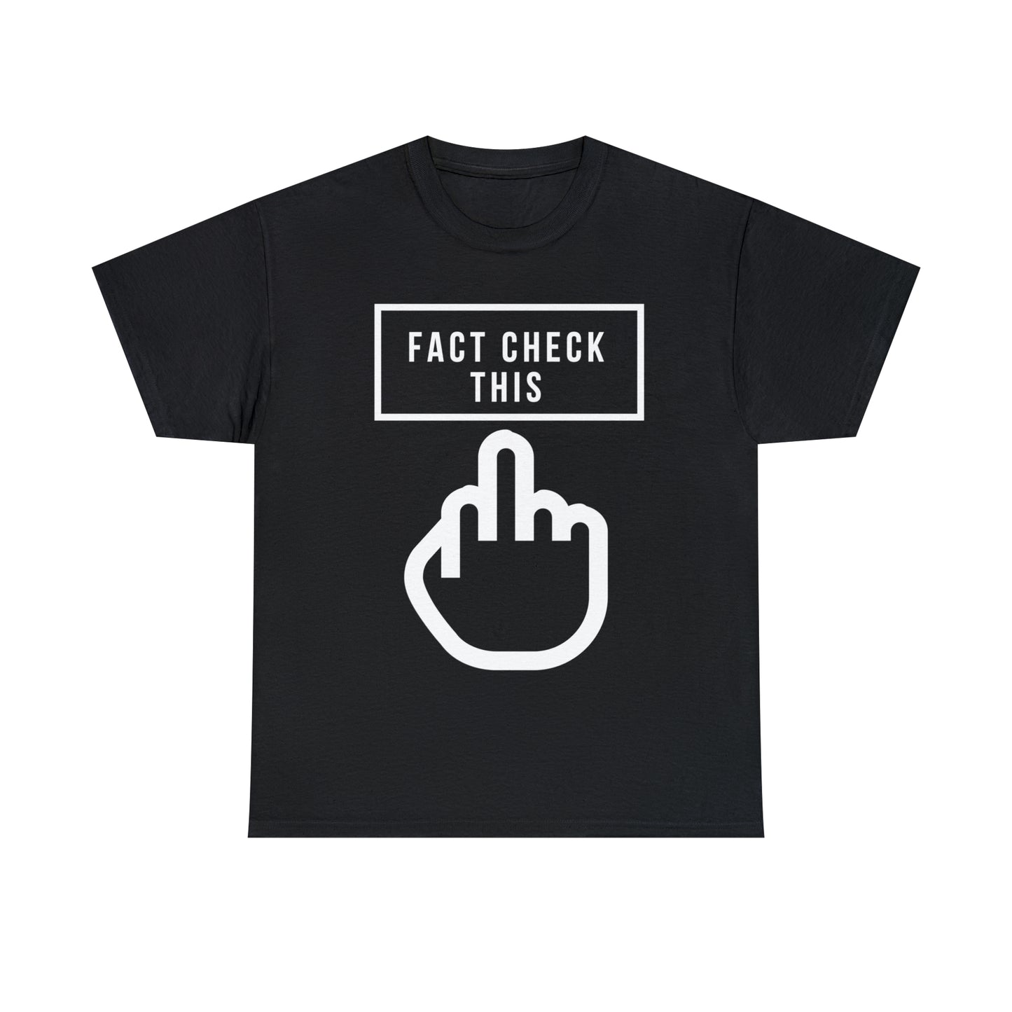 Fact Check - White Lettering - Classic Fit